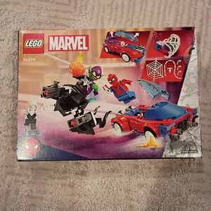 Lego Marvel Spider-Man Race Car And Venom Green Goblin 76279